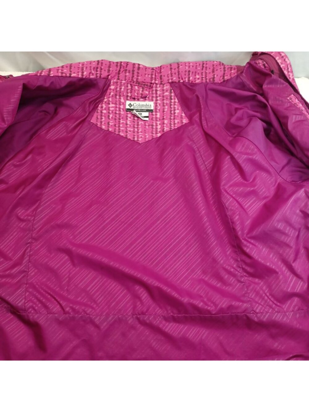 Columbia Bugaboo Windbreaker Jacket Lightweight Pink Outdoor Utility Womens 3X - Picture 8 of 16